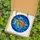 Ocean Enthusiasts' Vibrant Tiffany Stained Glass Sea Turtle Orange Green Blue Mosaic Art Stained Glass Suncatcher - 5