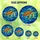 Ocean Enthusiasts' Vibrant Tiffany Stained Glass Sea Turtle Orange Green Blue Mosaic Art Stained Glass Suncatcher - 6