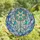 Art Lovers' Stained Glass Dreamcatcher Turquoise Gem Floral Feather Ethereal Sky Mosaic Stained Glass Suncatcher - 4
