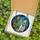 Dog Lovers' Radiant Tiffany Stained Glass Mosaic Two Expressive Dogs Vibrant Blue Orange Golden Brown Jewel Tones Stained Glass Suncatcher - 5