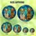 Dog Lovers' Radiant Tiffany Stained Glass Mosaic Two Expressive Dogs Vibrant Blue Orange Golden Brown Jewel Tones Stained Glass Suncatcher - 6