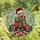 Christmas Enthusiasts' Jewel Tone Stained Glass Festive Gifts, Santa Hat, Roses, Holly Mosaic Art Stained Glass Suncatcher - tHycWzgrza