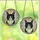 Cat Lovers' Stained Glass Tuxedo Cat Portrait Bright Green Eyes Iridescent Pink Gray Mosaic Stained Glass Suncatcher - 3