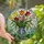 Floral Art Lovers' Vibrant Tiffany Stained Glass Tulip Bouquet Iridescent Emerald Mosaic Stained Glass Suncatcher - 1