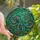 Ocean Lovers' Intricate Tiffany Stained Glass Octopus Emerald Turquoise Gold Navy Marine Art Stained Glass Suncatcher - 1