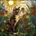 Artful Cat Lovers' Tiffany Stained Glass Tortoiseshell Cat Monarch Butterfly Wildflower Meadow Mosaic Stained Glass Suncatcher - 7