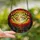 Gothic Art Enthusiasts' Tiffany Stained Glass Full Moon Spooky Graveyard Fiery Sunset Mosaic Stained Glass Suncatcher - 3
