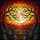 Gothic Art Enthusiasts' Tiffany Stained Glass Full Moon Spooky Graveyard Fiery Sunset Mosaic Stained Glass Suncatcher - 7