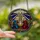 Inspirational Art Enthusiasts' Tiffany Stained Glass Holy Family Celestial Stable Mosaic Deep Blues Gold Reds Stained Glass Suncatcher - l9Ybvg_m_Q