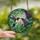 Nature Art Lovers' Tiffany Style Stained Glass Hummingbird & Lilac Flowers Emerald Green Ruby Red Sapphire Blue Intricate Mosaic Stained Glass Suncatcher - UM4Ev17y-z
