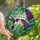 Nature Art Lovers' Tiffany Style Stained Glass Hummingbird & Lilac Flowers Emerald Green Ruby Red Sapphire Blue Intricate Mosaic Stained Glass Suncatcher - Z4sbhcC8eZ