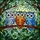 Owl Lovers' Intricate Stained Glass Three Owls Forest Mosaic Jewel Tones Pattern Emerald Orange Blue Stained Glass Suncatcher - 7