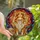 Shetland Sheepdog Lovers' Vibrant Stained Glass Sheltie Portrait, Tiffany Style Jewel Tones, Abstract Mosaic Background Orange Red Blue Stained Glass Suncatcher - 1