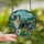 Dog Lovers' Intricate Stained Glass Fluffy Dog Mosaic Vibrant Amber Teal Red Landscape Stained Glass Suncatcher - uPfkqTDZ0h