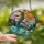 Nature Lovers' Vibrant Tiffany Stained Glass Quetzal Bird Tropical Emerald Mountain Mosaic Stained Glass Suncatcher - DhrSVjX5zk