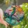 Nature Lovers' Vibrant Tiffany Stained Glass Quetzal Bird Tropical Emerald Mountain Mosaic Stained Glass Suncatcher - EEO5Ycbqew