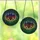 Mystical Art Admirers Deep Violet Amber Stained Glass Cosmic Bat Twilight Forest Mosaic Stained Glass Suncatcher - 3