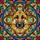 German Shepherd Owners' Majestic Stained Glass Portrait: Vibrant Jewel Tone Geometric Mosaic Stained Glass Suncatcher - 7