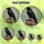 Art Lovers' Ornate Stained Glass Raven Vintage Books Jewel Tone Mosaic Pattern Stained Glass Suncatcher - 6