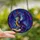 Fantasy Art Lovers' Intricate Tiffany Stained Glass Dragon Celestial Book Purple Blue Gold Nebula Stained Glass Suncatcher - 2