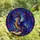 Fantasy Art Lovers' Intricate Tiffany Stained Glass Dragon Celestial Book Purple Blue Gold Nebula Stained Glass Suncatcher - 4