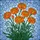 Floral Art Lovers' Intricate Tiffany Stained Glass Marigold Foliage Jewel Tone Mosaic Stained Glass Suncatcher - 7