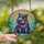 Animal Lovers' Colorful Intricate Tiffany Stained Glass Baby Hippo Mosaic Art Jewel Tones Stained Glass Suncatcher - MaN_eK-9fs