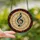 Music & Art Enthusiasts' Intricate G-Clef Stained Glass Style Mosaic Art Jewel-Toned Radial Pattern with Black Lead Lines Stained Glass Suncatcher - 2