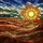 Art Enthusiasts' Intricate Stained Glass Canyon Mosaic Jewel Tones Edge-to-Edge Stained Glass Suncatcher - 7