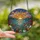 Nature Lovers' Tiffany Stained Glass Ocean Sunset, Vibrant Seashells, Blooming Flowers, Jewel Tones Stained Glass Suncatcher - 2