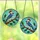 Nature Lovers' Intricate Tiffany Stained Glass Blue Jay Santa Hat Holly Winter Sky Mosaic Stained Glass Suncatcher - 3