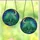 Fantasy Art Enthusiasts' Stained Glass Emerald City Skyline Golden Moon Deep Blue Green Jewel Tone Mosaic Stained Glass Suncatcher - JkqKn9SDyw