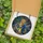 Spiritual Art Collectors' Stained Glass Virgin Mary Jesus Sapphire Gold Teal Cosmic Mosaic Stained Glass Suncatcher - gO6mUbUNwl
