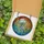 Holiday Ocean Art Admirers' Vibrant Tiffany Stained Glass Jellyfish Santa Hat Red White Teal Blue Amber Mosaic Stained Glass Suncatcher - UulKUZO8Eh