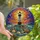 Coastal Art Enthusiasts' Tiffany Style Stained Glass Lighthouse Seascape, Glowing Coral, Jewel Tones, Moon Stained Glass Suncatcher - P8TgoICeJR