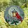 Nature Lovers' Vibrant Red Cardinal Stained Glass Winter Lantern Holly Mosaic Art Stained Glass Suncatcher - 4