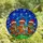 Holiday Enthusiasts' Glowing Tiffany Stained Glass Gingerbread Men Red Hats Green Gifts Snowflake Mosaic Stained Glass Suncatcher - 9wbeX2_0S2