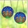 Holiday Enthusiasts' Glowing Tiffany Stained Glass Gingerbread Men Red Hats Green Gifts Snowflake Mosaic Stained Glass Suncatcher - WGXAOdRHsV