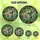 Nature Lovers' Vibrant Emerald Rose Stained Glass Hummingbird Fuchsia Floral Mosaic Design Stained Glass Suncatcher - 6