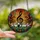 Music Lovers' Tiffany Stained Glass Treble Clef Piano Keyboard Radiant Jewel Tone Mosaic Pattern Stained Glass Suncatcher - 2