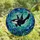 Marine Life Enthusiasts' Majestic Killer Whale Tiffany Style Stained Glass Edge-to-Edge Jewel Tone Mosaic Stained Glass Suncatcher - oqU2p8tshb
