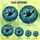 Marine Life Enthusiasts' Majestic Killer Whale Tiffany Style Stained Glass Edge-to-Edge Jewel Tone Mosaic Stained Glass Suncatcher - z9_abgDquK