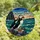 Nature Lovers' Intricate Stained Glass Atlantic Puffin Ocean Cliff Wildflower Mosaic Stained Glass Suncatcher - 4