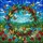 Nature Lovers' Radiant Tiffany Stained Glass Butterfly Wreath Mosaic Blue Sky Orange Yellow Green Pink Jewel Tones Stained Glass Suncatcher - 7