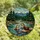 Otter Lovers' Tiffany Style Stained Glass Playful Otters River Mountain Jewel Tones Nature Design Stained Glass Suncatcher - 4