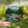Otter Lovers' Tiffany Style Stained Glass Playful Otters River Mountain Jewel Tones Nature Design Stained Glass Suncatcher - 2