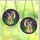 Whimsical Art Lovers' Tiffany Style Stained Glass Rabbit Carrot Celestial Moon & Stars Jewel Tones Intricate Mosaic Stained Glass Suncatcher - 3