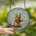 Fantasy Lovers' Whimsical Flying Ferret Magic Wand Tiffany Stained Glass Jewel Sky Art Stained Glass Suncatcher - 2