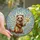 Fantasy Lovers' Whimsical Flying Ferret Magic Wand Tiffany Stained Glass Jewel Sky Art Stained Glass Suncatcher - 1