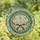 Art Enthusiasts' Elegant Stained Glass Style Doves on Branch Intricate White Blue Green Gold Floral Mosaic Stained Glass Suncatcher - xJSodQFX1h
